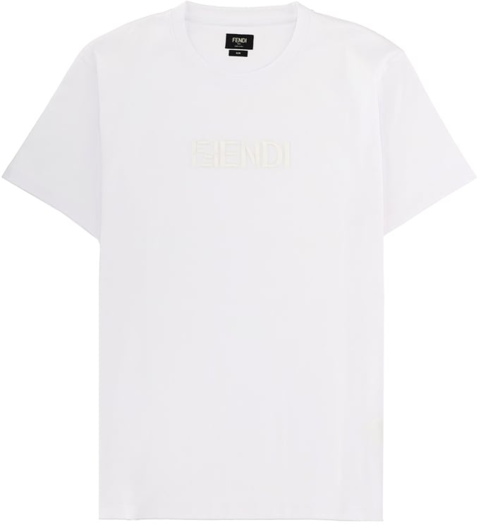 Fendi T-SHIRT CON LOGO 3D