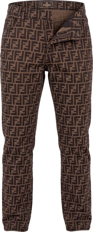 Fendi Fendi FF Monogram Women Jeans (DE 38-40 / IT 41)