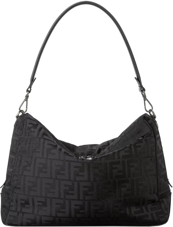 Fendi Lui L Rectangular Nylon Embossed Bag