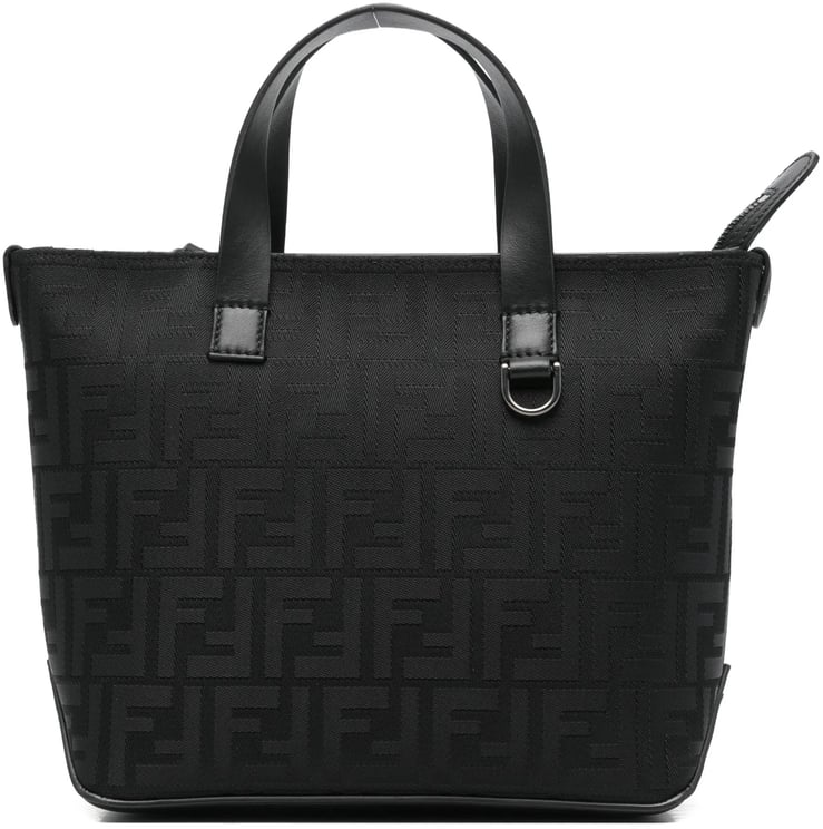 Fendi Grace Sm Nylon FF Embossed Tote