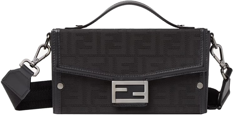 Fendi Baguette Soft T Nylon Jacquard Bag