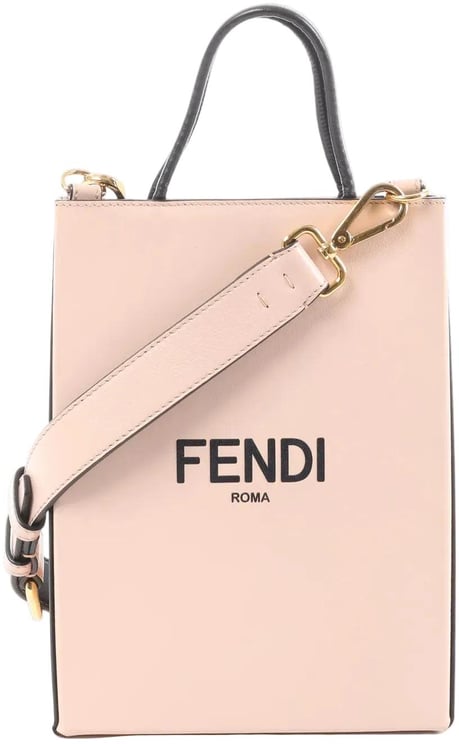 Fendi Fendi Shopping bag M Leather 2Way Handbag in Pink 8BH382