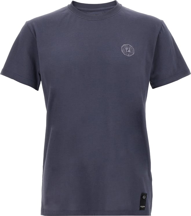 Fendi Fendi Blue Cotton T-Shirt