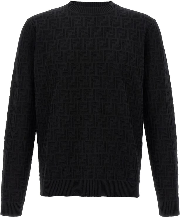 Fendi Fendi Black Cotton Cardigan
