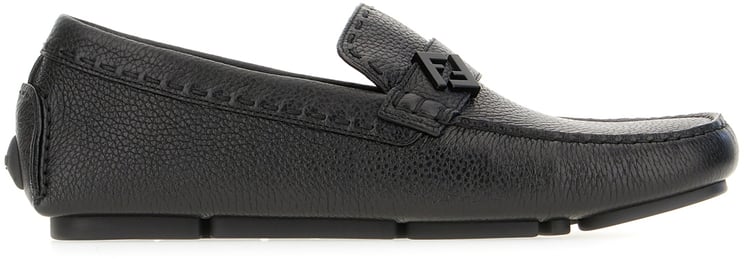 Fendi Fendi Black leather loafers