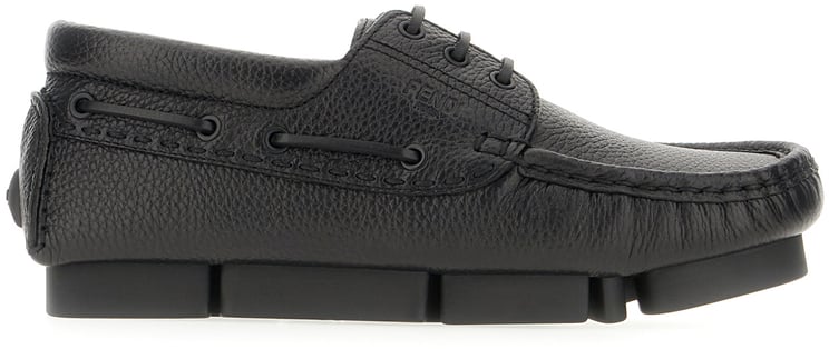 Fendi Fendi Black leather Driver loafers