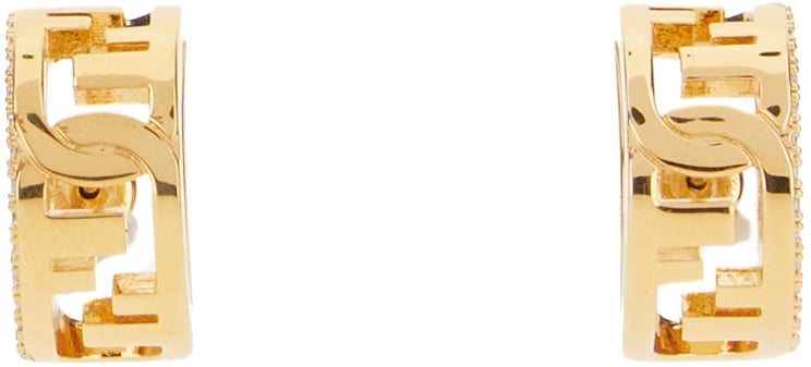 Fendi Fendi Golden metal earrings