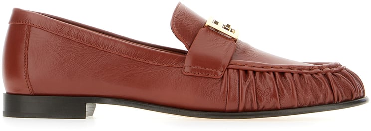 Fendi Fendi Brick nappa leather Baguette loafers