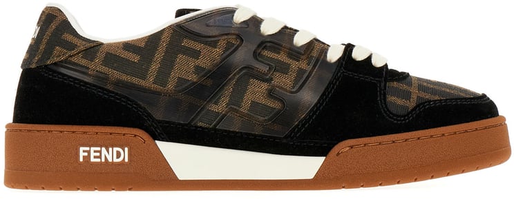 Fendi Fendi Two-tone fabric Match sneakers