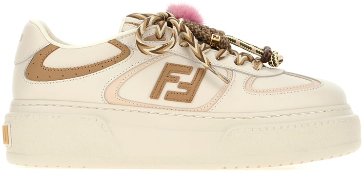 Fendi Fendi Multicolor leather Match sneakers