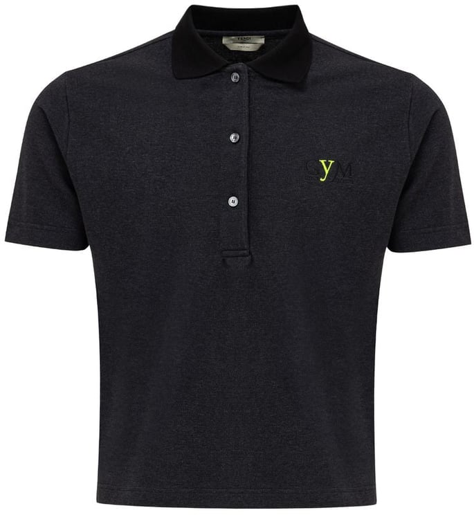 Fendi Fendi Black Cotton Polo Shirt
