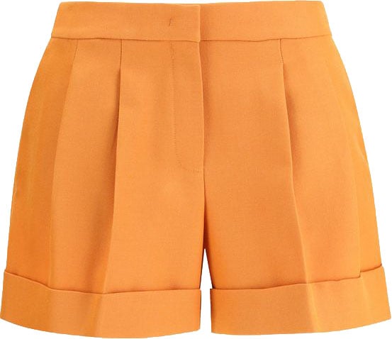 Fendi Fendi Orange Wool Oves Aries Bermuda Shorts