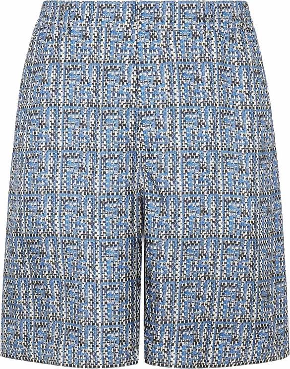 Fendi Fendi Printed Silk Shorts