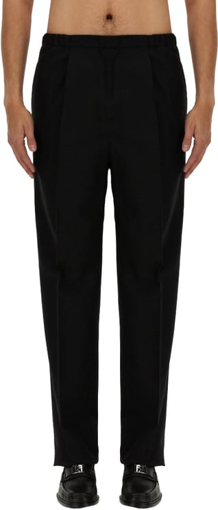Fendi Tailored Black Wool Pants