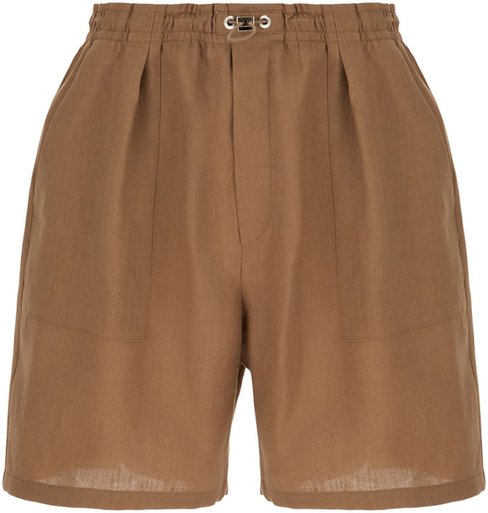 Fendi Fendi Brown linen pant