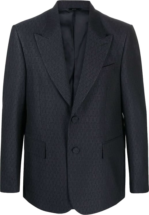 Fendi Fendi FF Motif Wool Jacket
