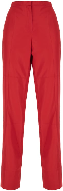 Fendi Fendi Red viscose blend pant