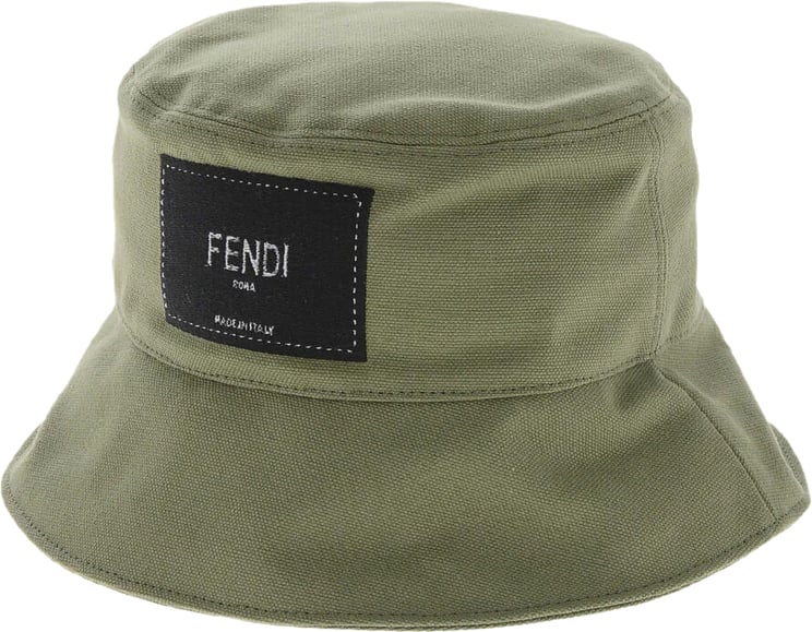 Fendi Logo Tag Bucket Hat