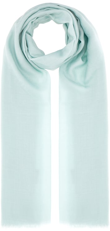 Fendi Fendi Sea green silk blend scarf