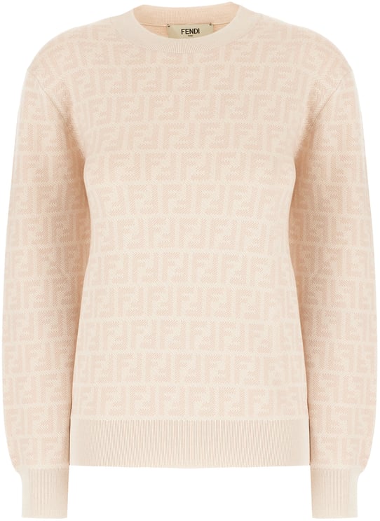 Fendi Fendi Embroidered wool sweater