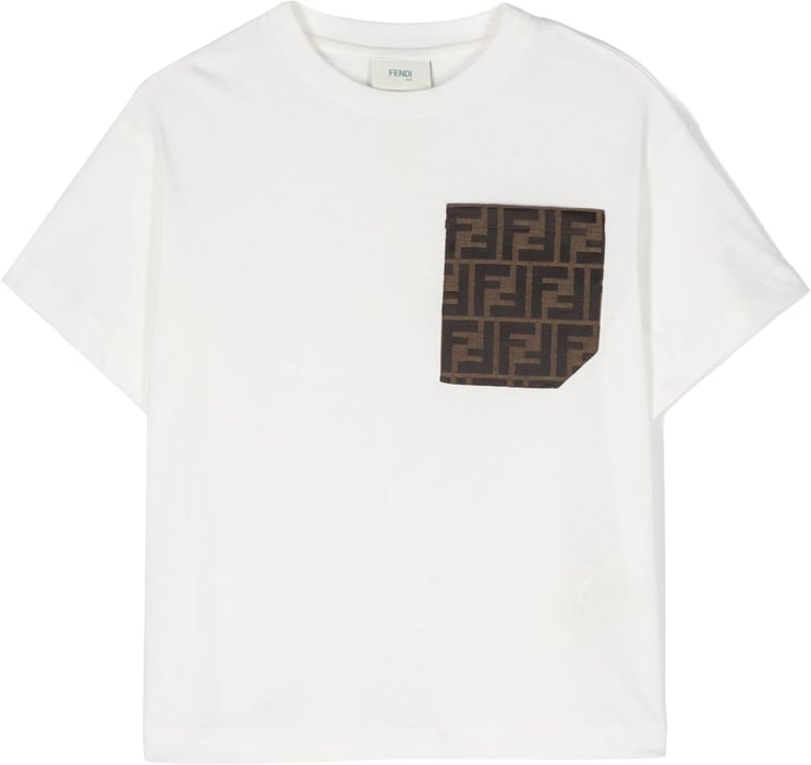 Fendi T-Shirts And Polos White