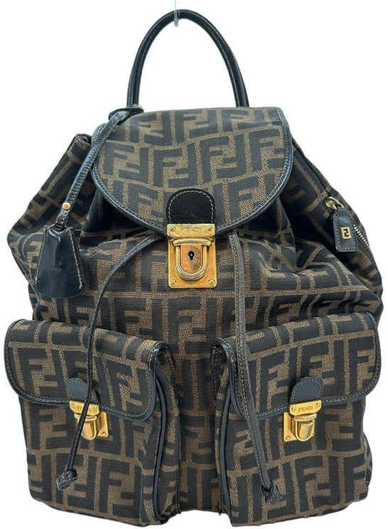 Fendi Fendi FENDI BACKPACK DAYPACK ZUCCA Canvas