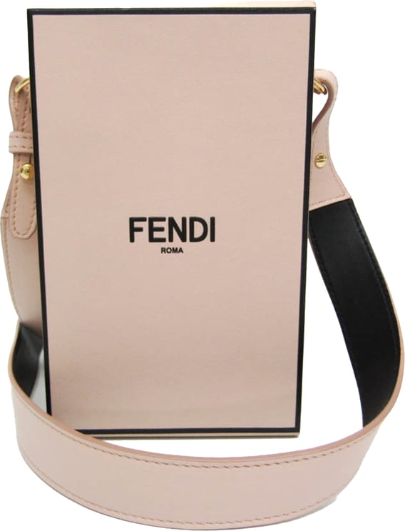 Fendi Fendi Logo Vertical Box Leather