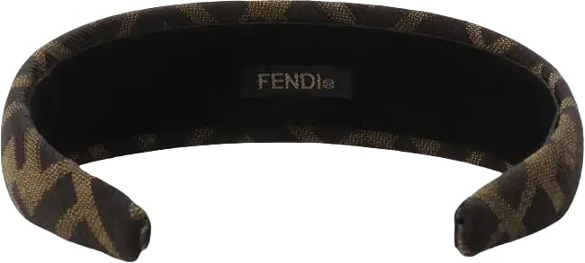 Fendi Fendi Headband Zucca Coated Canvas 38 cm