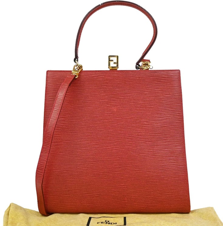 Fendi Fendi Vintage Top Handle Leather