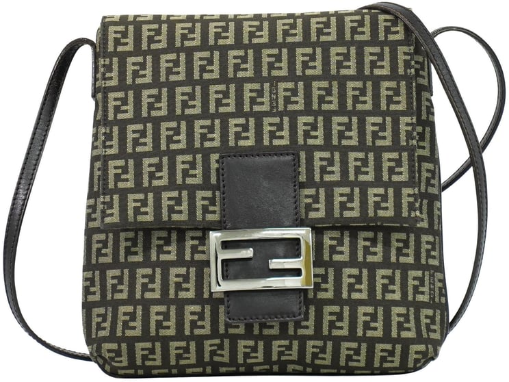 Fendi Fendi Mamma Baguette Shoulder Bag Canvas