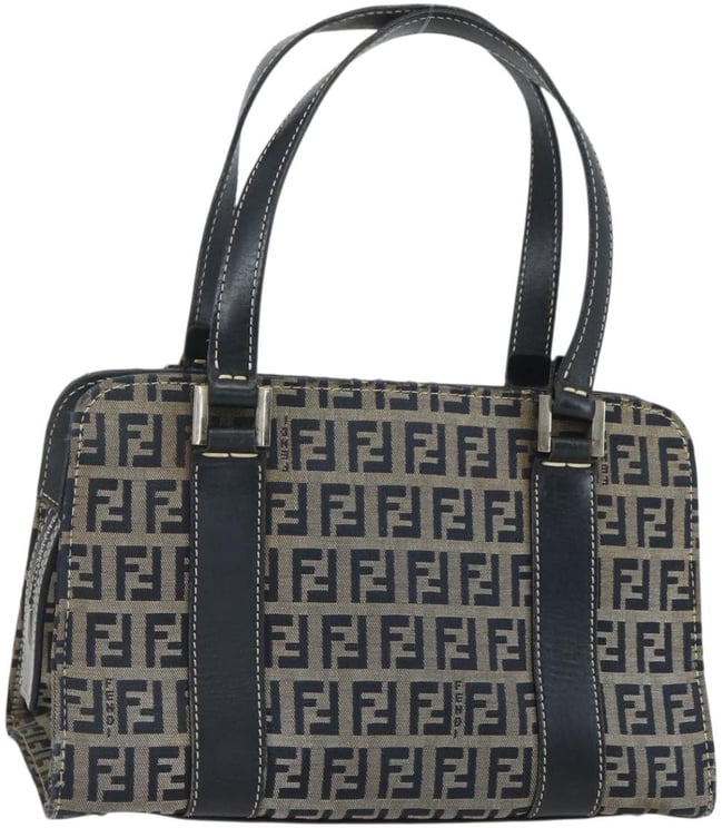 Fendi Fendi Vintage Satchel Zucchino Canvas Mini