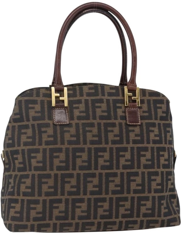 Fendi Fendi Vintage Convertible Satchel Zucca Canvas Medium