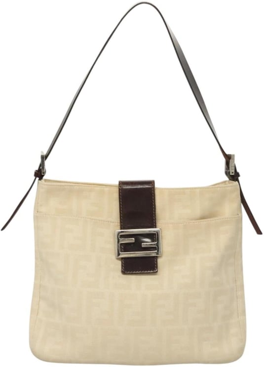 Fendi Fendi Mamma Baguette Shoulder Bag Canvas medium