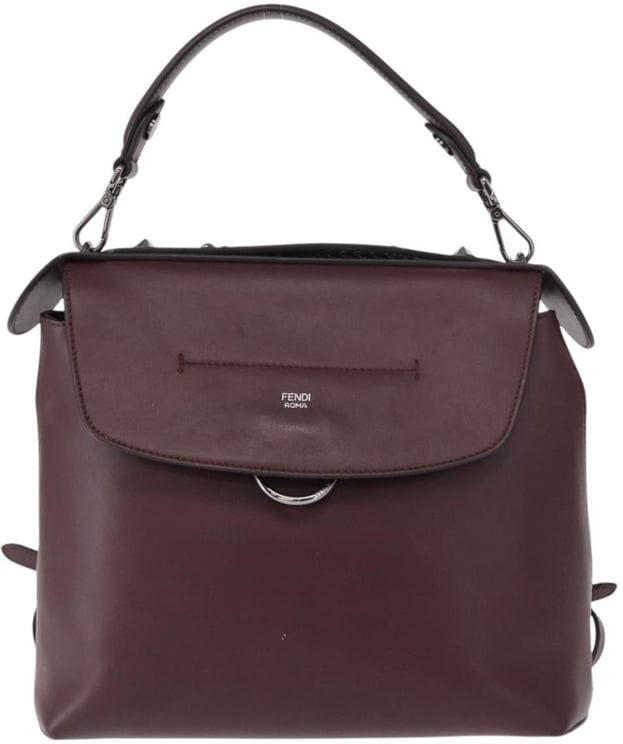 Fendi Fendi Back to School Backpack Leather Small