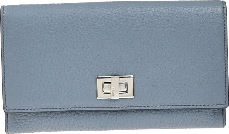 Fendi Fendi Peekaboo Wallet Leather Long