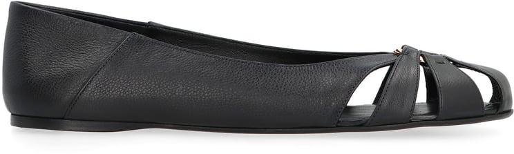 Ferragamo Leather ballet flats