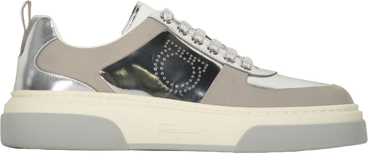 Ferragamo Gray modern sneakers