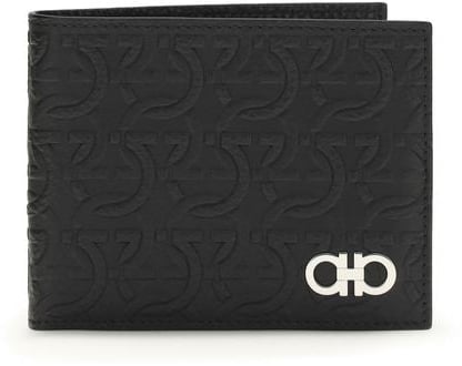 Ferragamo Ferragamo Black Calf Leather Bos Taurus Wallet