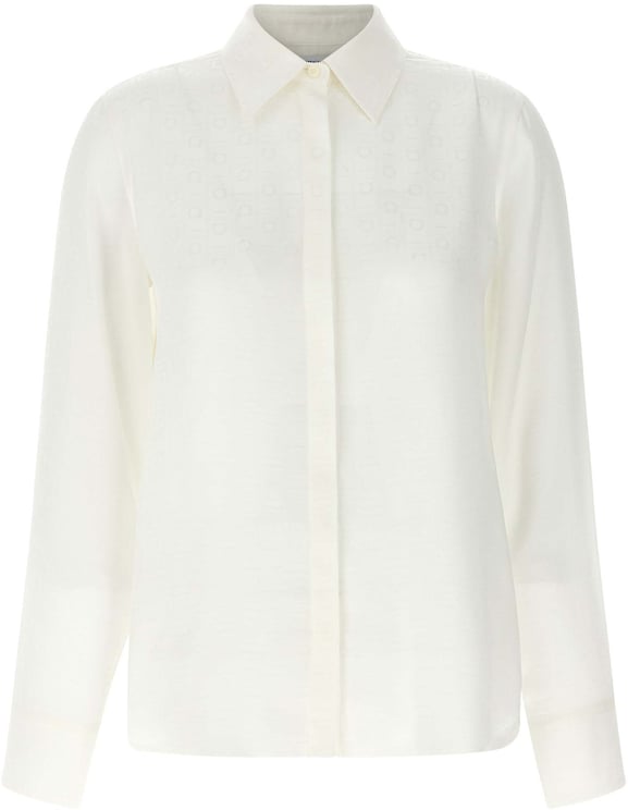 Ferragamo Ferragamo White Silk Blouse