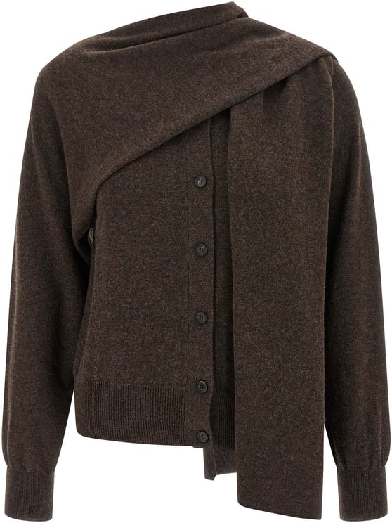 Ferragamo Ferragamo Brown Cashmere Cardigan