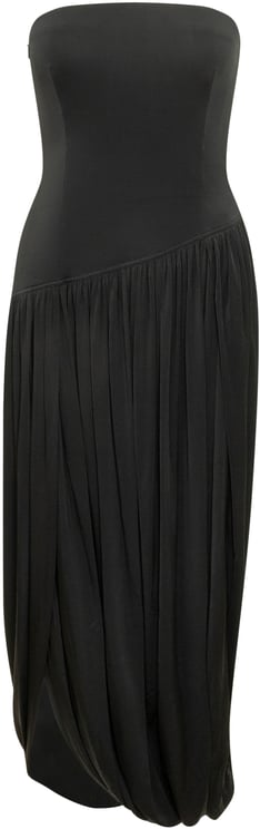 Ferragamo Abito Lungo Senza Spalline