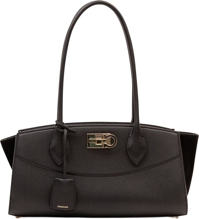 Ferragamo Borsa ST Soft Est Ovest con Doppi Manici