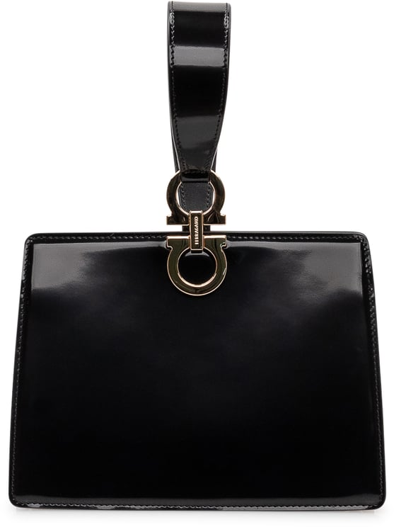 Ferragamo Pochette in Pelle con Gancio Metallico