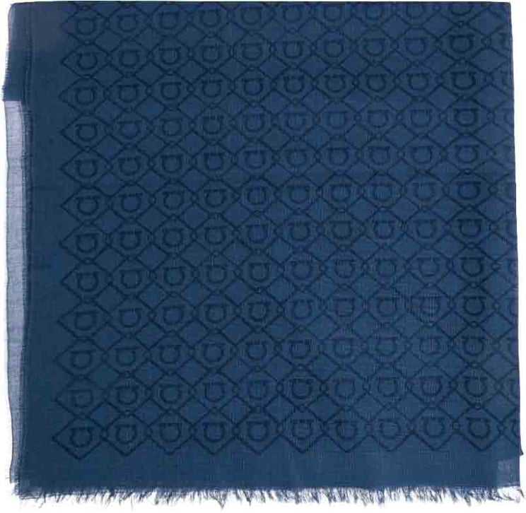 Ferragamo Scarfs Navy