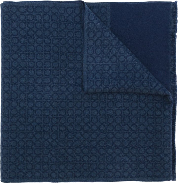 Ferragamo Scarfs Navy