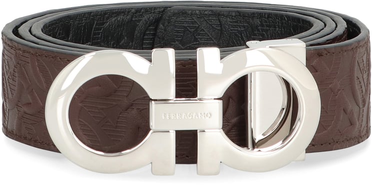 Ferragamo Gancini reversible leather belt