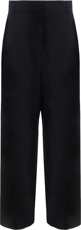 Ferragamo Salvatore Ferragamo Silk And Linen Pants