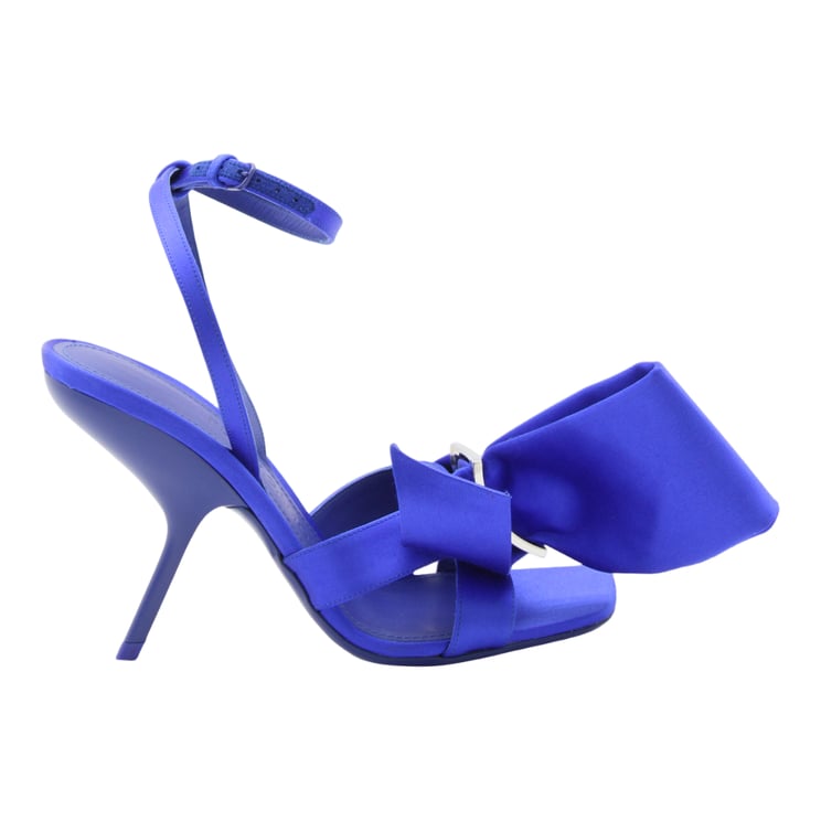 Ferragamo Stiletto Heel Sandals with Sculptural Bow Detail