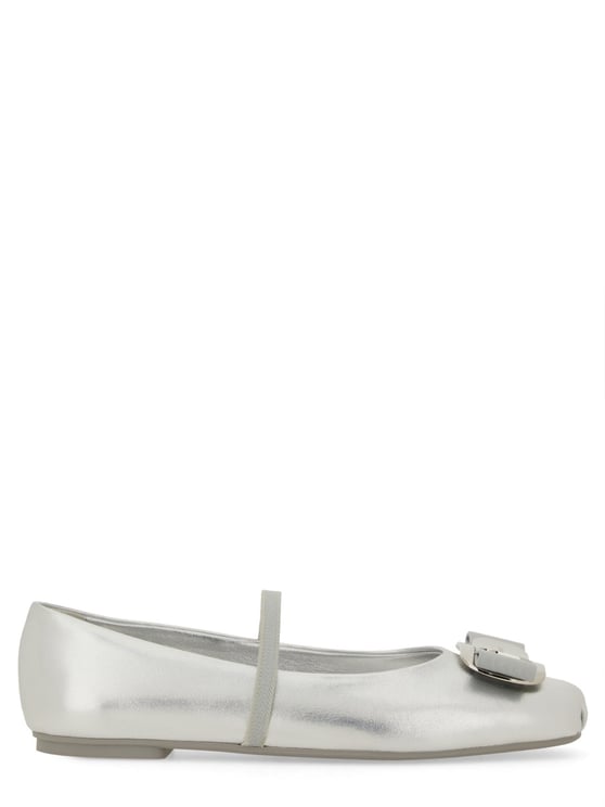 Ferragamo New Vara Lamb Leather Flats