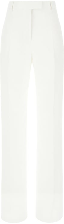 Ferragamo Ferragamo Ivory viscose blend pants